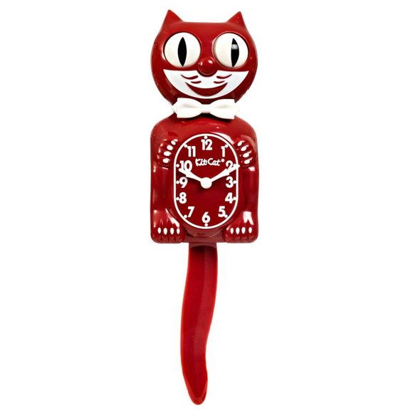 Kit-Cat Klock Other - RETIRED Space Cherry Red Kit Cat Klock clock